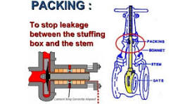 Repair leaking Gate Valve Stem By Packing Replacement & Installation