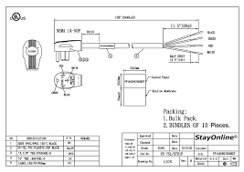 50a 125 250v plug wiring diagram. Ac Power Cord Nema 14 50 Plug Down To Roj 8 50a 250v 6 4 Srdt