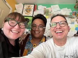 We loved meeting Kiowa and Tristan last night! This morning we bid our  farewells