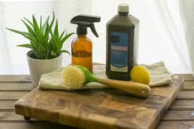 Soak a clean sponge in a solution of 10 drops of lemon essential oil in a cup of water and press the sponge to the cutting board, drenching the stained area. How To Clean A Wooden Cutting Board Hgtv