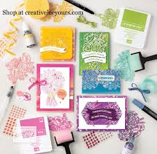 Plentiful plants bundle to create a fun fold card design. Artistry Blooms Suite Stampin Up Video Creativelee Yours
