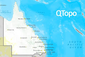 queensland topographic map qorf