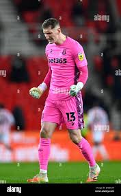 Jack Bonham #13 of Stoke City during the Sky Bet Championship match Stoke  City vs Blackburn Rovers at Bet365 Stadium, Stoke-on-Trent, United Kingdom,  10th March 2023 (Photo by Ben Roberts/News Images Stock