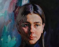 Beautiful Original Western Oil Painting by Artist Virginia Kirkpatrick