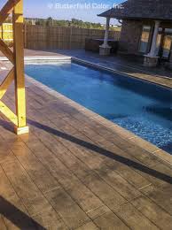 12 Wood Plank Butterfield Color Swimming Pool Decks Pool Patio Pool Decks