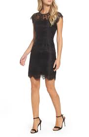 Jayce Lace Sheath Cocktail Dress