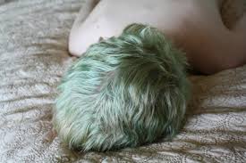 Pin By Silvur On Genji Shimada Aesthetic Green Hair Green Aesthetic Hair