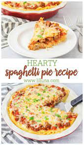 Spaghetti Pie Recipe Recipes Dinner Spaghetti Pie