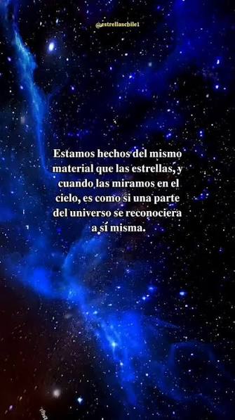  , ó . ✨, Somos polvo de estrellas. Los átomos que forman tu cuerpo nacieron en el corazón de estrellas que estallaron ...