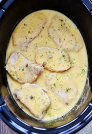 Over mixing can create a dense tough meatloaf. Slow Cooker Creamy Ranch Pork Chops Life In The Lofthouse