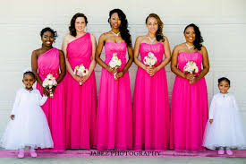 Beautiful Hot Pink Bridesmaid Dresses Perfect For A Destination Wedding Hot Pink Bridesmaid Dresses Bridesmaid Dresses Pink Bridesmaid Dresses