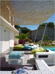 Filet Camouflage En Pare Soleil Idees De Decor Terrasse Deco Jardin