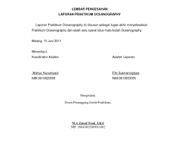 Makalah adalah salah satu jenis karya tulis yang bersifat ilmiah dengan pembahasan permasalahan tertentu. 10 Contoh Lembar Pengesahan Proposal Laporan Dll File Doc