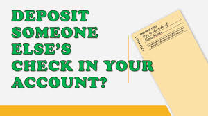 Write pay to the order of and then the name of the person you are giving the check to. Can You Deposit Someone Else S Check In Your Account Youtube