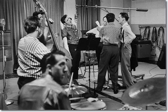 February 23, 1957: Elvis had a recording session at Radio Recorders, at  7000 Santa Monica Blvd in Hollywood. Elvis worked from 10:00a.m. to  6:30p.m. Elvis recorded the songs “I Beg Of You,” “