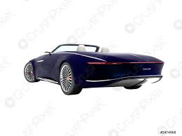 Moderno blu electro car convertibile ...