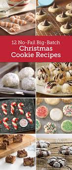 12 No Fail Big Batch Christmas Cookie Recipes Cookies Recipes Christmas Christmas Food Christmas Cooking