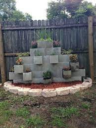Cinder blocks could be used in your garden to create raised bed, bench or any decoration. Decoration For Cinder Block Wall Ideas Your Home Interior Eabis Org
