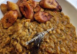 For exemple porridge made from millet meal served with honey and lemon juice. Simple Way To Prepare Ultimate Beans Porridge And Plantain Best Recipes