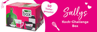 Koch die box bewerben : 50 Tester Fur Die Neue Sallys Koch Challenge Box