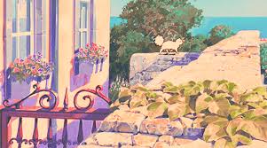 A young witch, on her mandatory year of independent life, finds fitting into a new community difficult while she supports herself by running an air courier service. Kiki S Delivery Service Scenery Tumbex
