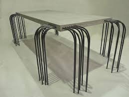 Rafael Gomez Concrete Coffee Table Concrete Furniture Concrete Coffee Table Steel Furniture