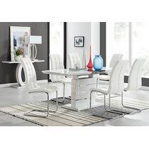 Featured sales new arrivals clearance kitchen advice. White High Gloss Dining Sets Wayfair Co Uk