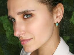 Vintage Moonstone Earrings, Natural Moonstone Studs, June Birthstone Studs,  Rainbow Moonstone, Gold Moonstone Earrings, Gold by Adina