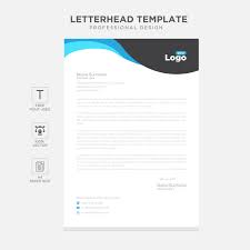 Our letterhead design templates make it easier than ever to print custom letterhead featuring your logo for a powerful brand image on all your communications. Elegant Letterhead Template Design In Minimalist Style 1904100 Vector Art At Vecteezy