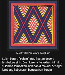 Tentu saja motif paqsulan sangbua adalah pola hiasan dari memang s D Motif Balik5 Perhatikan Gambar Berikut Nama Motif Toraja Di Atas Adalaha Paqkollong Buqkuqb Brainly Co Id