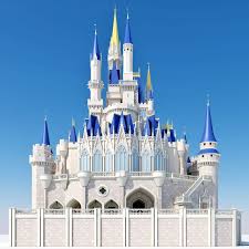 Cinderella Castle 3d Model Cinderella Castle Disney Castle Castle