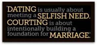 Dating and courtship are two methods of beginning relationships with the opposite sex. Courtship Vs Dating Bing Images Relationship Godly Relationship Love And Marriage Godly Dating