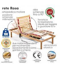 Dove acquisare un letto elettrico per disabili e anziani a torino? Rete Letto A Doghe Ortopedica In Legno Singola Motore Elettrica