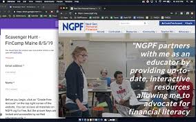 Refer to this document for all answer keys for activities, projects, case studies, and more that are included in next gen personal finance's s emester course. Http Mejumpstart Org Wp Content Uploads 2019 08 Fincamp Portland Me Pdf
