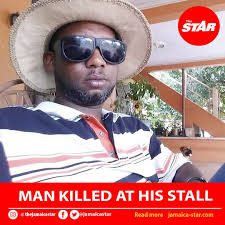 A businessman, Dwight McDonald, 39, was shot and killed off Gordon Road in  St Andrew yesterday afternoon. Reports are that sometime after 3 p.m,  McDonald was at his stall when a motor
