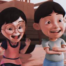 Cute happy crying anime girl. Wallpaper Upin Ipin Aesthetic Pinterest Novocom Top