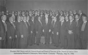 Bill Clinton, The 42nd President of the United States: 1993 ‐ 2001 A  Portion of His Remarks to the Convocation of the Church of God in Christ at  Memphis, Tennessee. November 13,