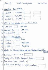 Mathematics questions and answers for class 5. Class 5 Maths Assignment 24 08 2020 Worksheet
