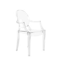 Mid Century Modern Reproduction Louis Ghost Chair Transparent Acrylic Dining Arm Chair Inspired By Phi Ghost Chair Louis Ghost Chair Modern Dining Arm Chairs