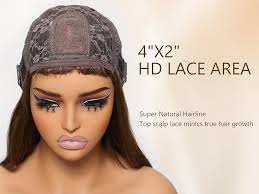 Amazon.com : Sunber Yaki Straight 4x2 Lace Closure Chocotlate Brown Yaki  Straight with Bangs None Lace Front Wigs 12A Brazilian virgin Hair Wigs  with Curtain Bangs Glueless Full Machine Made 180% Density