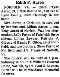 Hyde Co., N.C. Obituaries