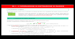 · la radice ci permette di calcolare la base conoscendo la potenza e l'esponente :se x alla 3=216 allora x =radice quadrata di 216.un numero è un quadrato perfetto se tutti gli esponenti dei suoi fattori sono pari. Aritmetica 2 Estrazione Di Radice