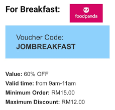 Promo code validity valid for; April 2020 Foodpanda Promo Code For Breakfast Tea Time Dinner Snack Time Miri City Sharing