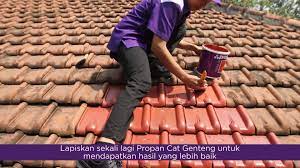 Material akrilik resin ini membuat lapisannya lebih keras serta warnanya. Propan Metal Stone Care Video Aplikasi Propan Cat Genteng Facebook