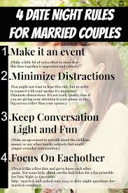 Depending on your purpose for asking the questions, i suggest either asking each person separately (it would be lots of fun to compare their answers!) or together. 4 Date Night Rules For Married Couples Married And Naked