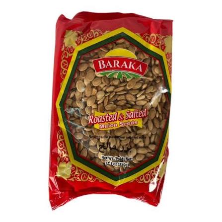 Product Photo: Baraka Roasted & Salted Melon Seeds 350g