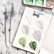 The process of drawing is so simple that kids can also follow along. How To Draw A Simple Leaf Step By Step On We Heart It