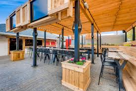 New Rino Beer Garden Goes For Denver S Biggest Patio In 2020 Beer Garden Patio Sports Bar Decor