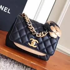 Chanel Dark Gold Black Calfskin Camellia Waist Bag A91830 2017 Womensshoulderbags Chanel Chanel Bag Chanel Handbags Classic