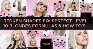 Written by kupis on may 1, 2020 in chart. Redken Shadeseq Perfect Level 10 Blonde Formulas How To S